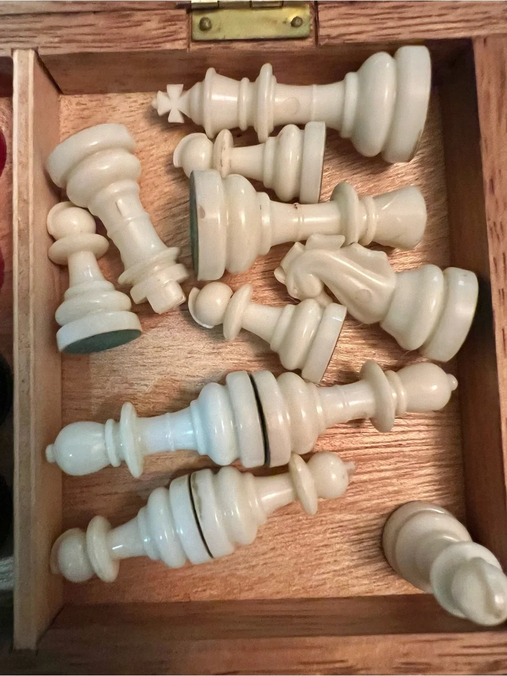 Vintage 1960’s Cardinal Magnetic Chess Checkers Game Black White Board Box